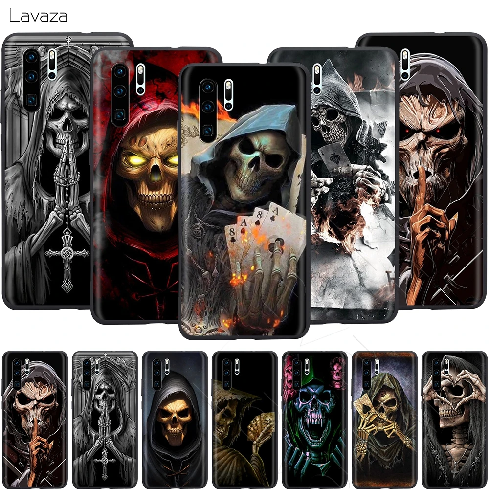 Кожаный чехол с черепами для Huawei Mate 30 20 Honor 6a 7a 7c 7x 8C 8x9 10 Nova 3i 3 Lite Pro Y6 2018 |