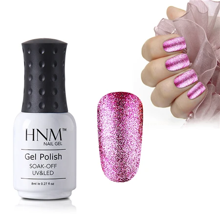 HNM Platinum, 8 мл, блестящий Светодиодный УФ лак для ногтей, супер блестящий лак для ногтей, тиснение, основа, пирмер, эмаль, лаковая краска, гель лак - Цвет: 58014
