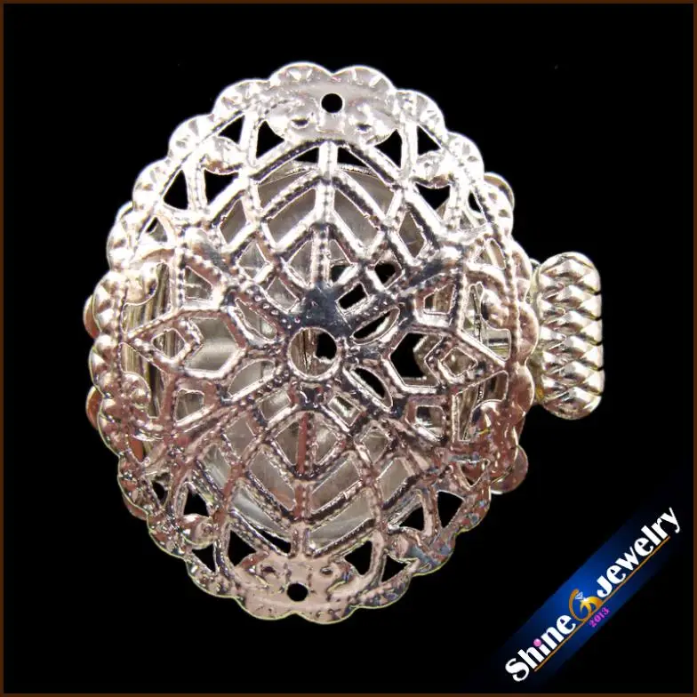 Бесплатная доставка 5 шт. в партии Посеребренная Ювелирная фурнитура винтажная