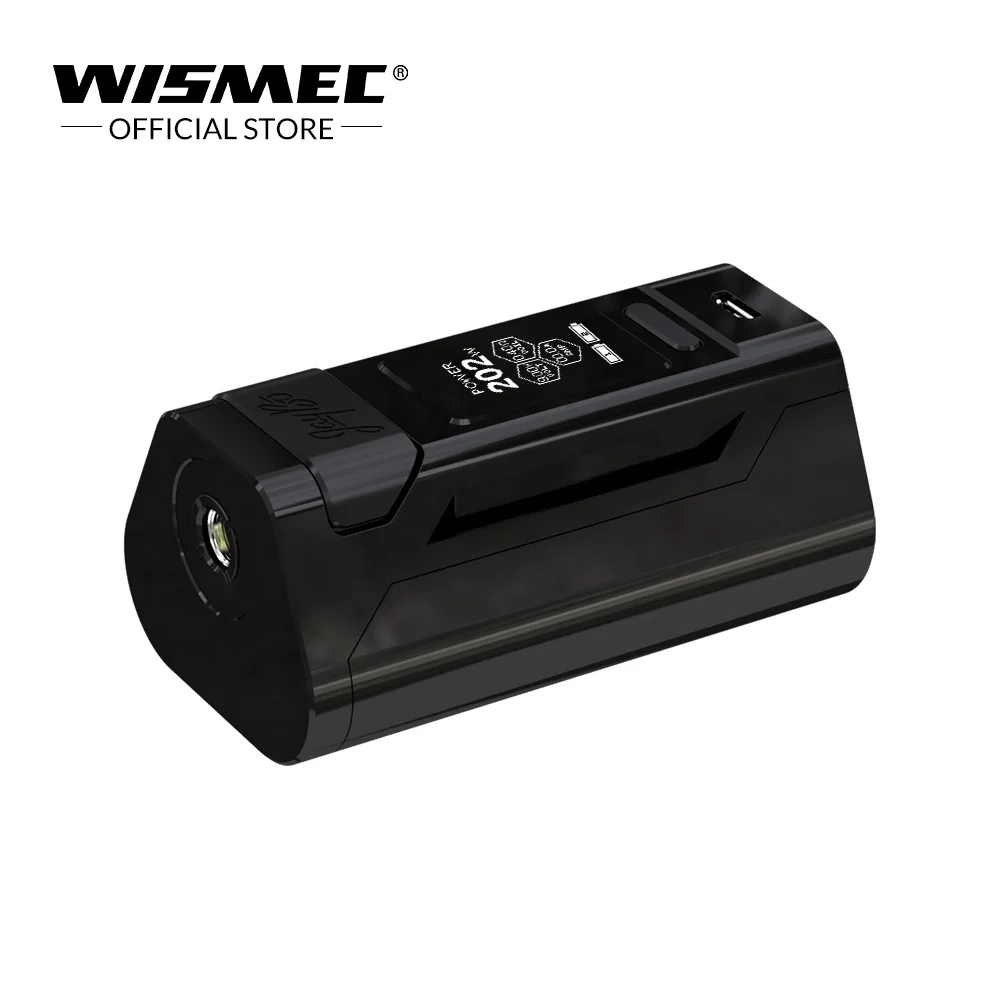Оригинальный WISMEC Рел RX2 21700 TC MOD 230 W Выход с VW/TC (Ni Ti SS)/TCR режим использует 21700/18650