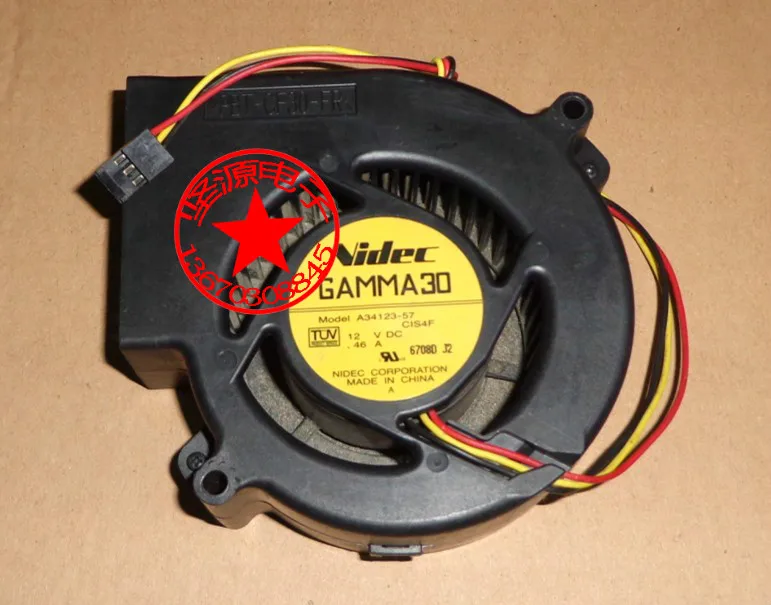 

for CISCOo WS-C3550-24 NIDEC Fan 9733 12V 0.46A A34123-57 cooling fan