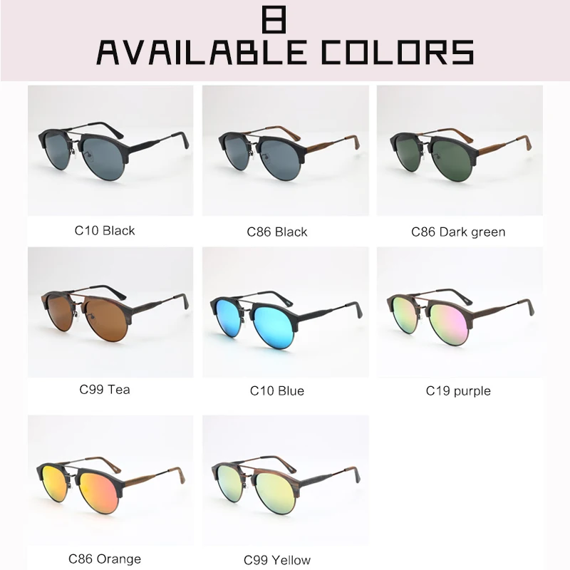 Солнцезащитные очки видоnice Gafas De Sol винтажные трендовые деревянные из ацетата