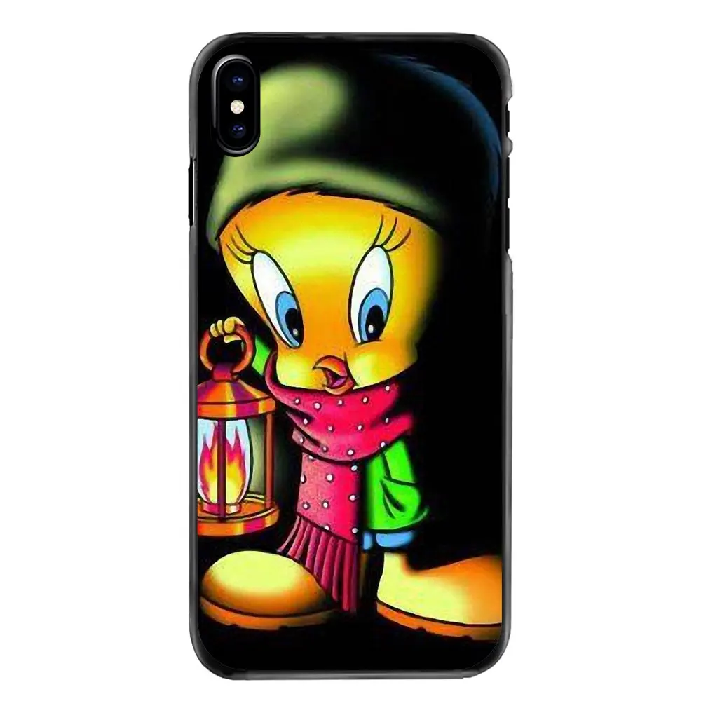 Для iPhone 4 4S 5 5S 5C SE 6 6 S 7 8 плюс X XR XS Max iPod Touch 4 5 6 Мультфильм Аниме серии птичка Твити looney tunes красивые Чехлы - Цвет: images 6