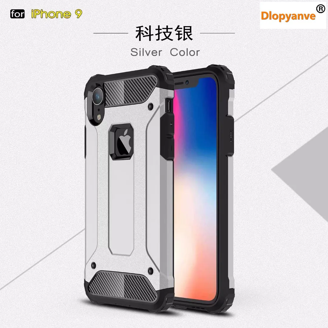 Прочный бронированный чехол для Xiaomi 9 8 SE 6X 5X Max Mix 2 3 Жесткий ПК противоударный чехол для Xiaomi Redmi 3 4 4A 4X 5A 6A Note 4, 5, 6, 7 Pro - Цвет: Silver
