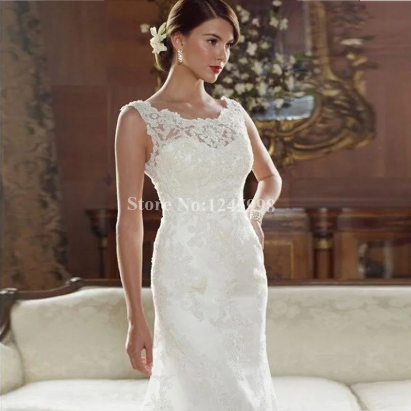 Vestidos De Novia Линии Sexy Кружева Свадебное Платье Винтаж Boho 2015 Robe Mariage Свадебные Платья