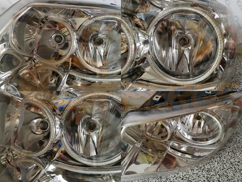 Для Chrysler Voyager Grand Voyager 2005 2006 2007 отличные ангельские глазки Ультра яркое освещение smd комплект светодиодов «глаза ангела»