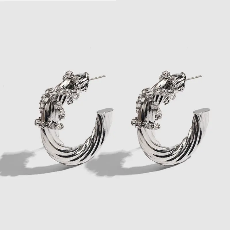 904SL JUST FEEL Boho, Цветные Висячие серьги из натурального камня для женщин, вечерние панковские этнические серьги с подвеской, свадебные ювелирные изделия - Окраска металла: 904SL