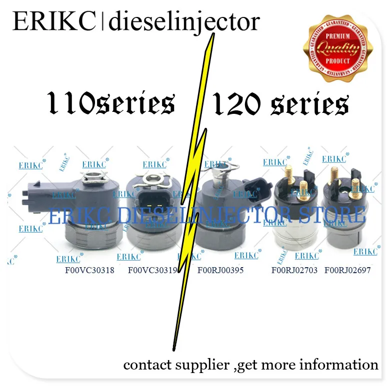 Электромагнитный воздушный клапан ERIKC F00vc30318 F00vc30319 F00rj00395 магнитный клапан F00rj02703 F00rj02697 электроклапан для дизельного инжектора