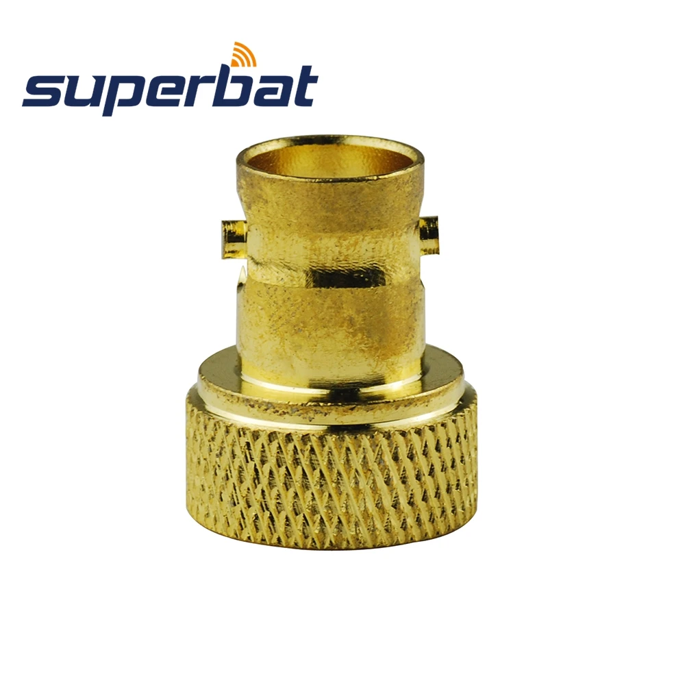

Superbat 5pcs SMA-BNC Adapter SMA Plug to BNC Jack Straight Glodplated RF Coaxial Connector