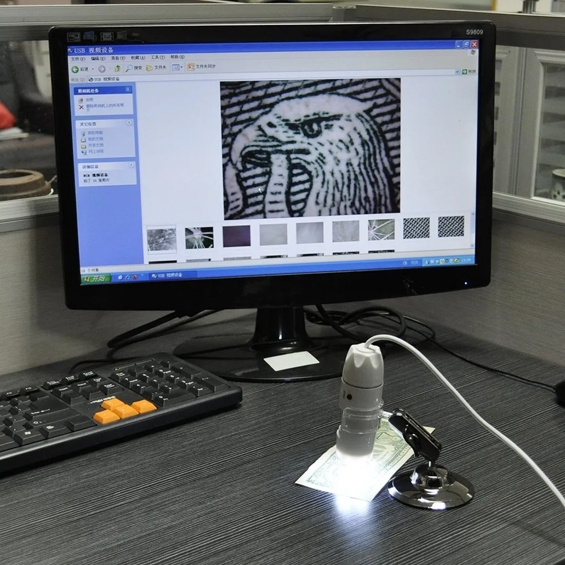 Хорошая Электроника 5MP USB 8 светодиодный цифровой камера микроскоп Эндоскоп лупа 50X~ 500X увеличение мера