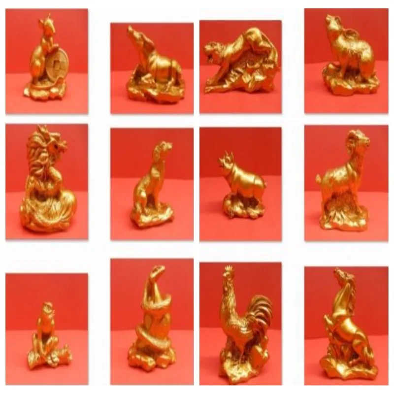 

Zodiac crafts ornaments, rat, cow, rabbit, dragon, snake, horse, monkey, chicken, dog, pig