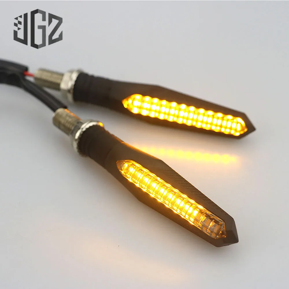 Пара 12V Универсальный мотоциклетный сигнал светодиодный свет гибкие индикаторы мигалки лампы Аксессуары для Yamaha Honda Kawasaki KTM