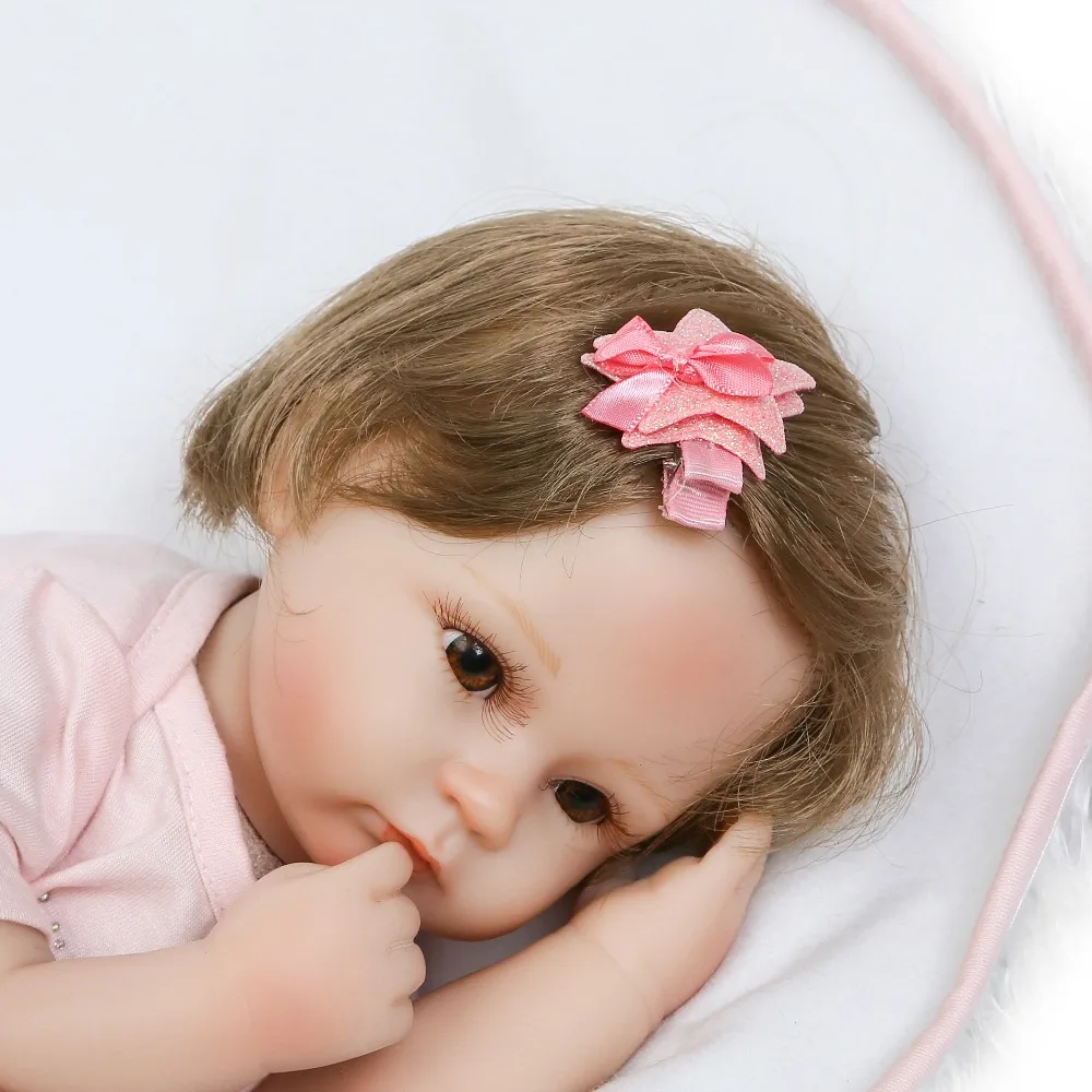 Кукла bebe из мягкого силикона Реалистичная ручная работа 40 см|Куклы| |