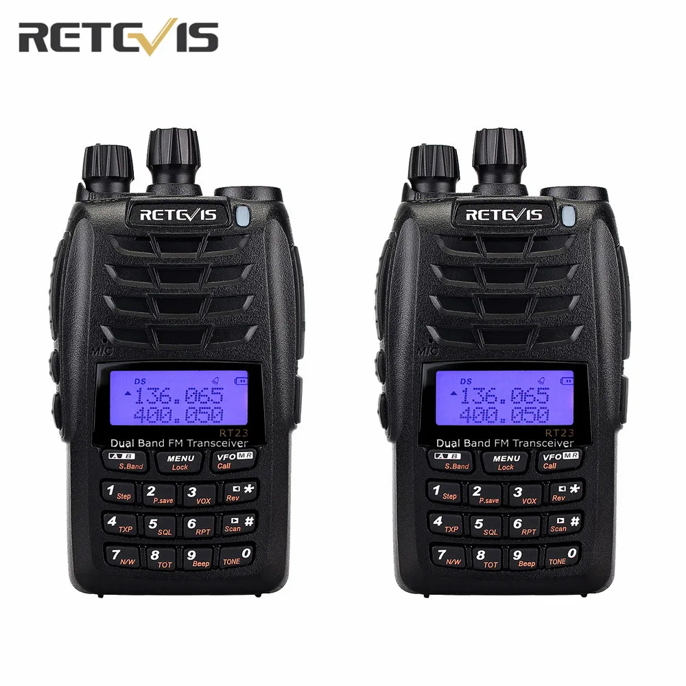 Двухдиапазонный ретранслятор Retevis RT23 2 шт. UHF + VHF136 174/400 480 МГц 5 Вт двойной