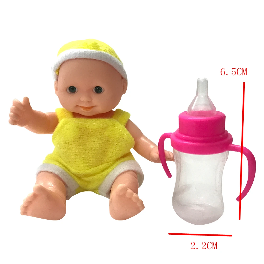 NK 12 см Очаровательная кукла мини Reborn Baby Doll новорожденный реалистичный ребенок