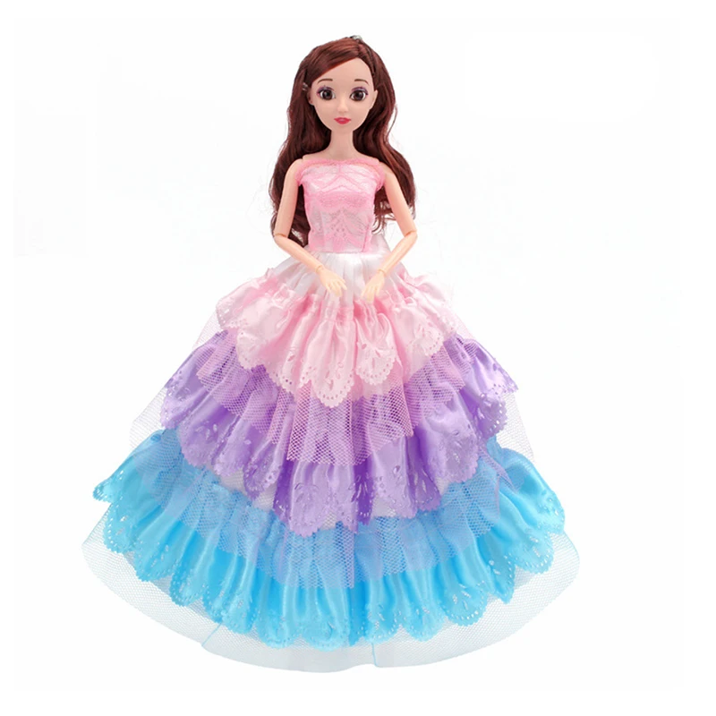 Вечернее платье для кукол 5 компл./Лот одежда ручной работы модная принцессы