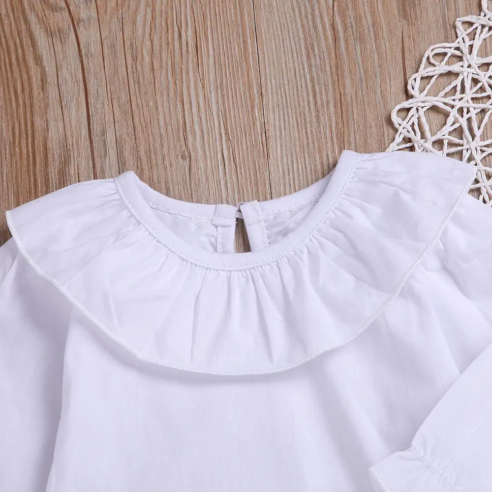 Одежда для маленьких девочек из 2 предметов однотонная многослойная юбка-пачка с