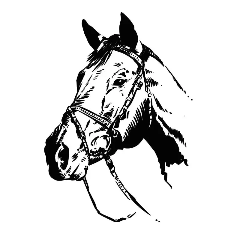 Виниловая настенная наклейка с изображением животных высокое качество голова