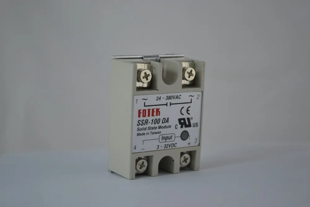 SSR-60AA/80AA/100AA AC управление SSR белый корпус Однофазное твердотельное реле