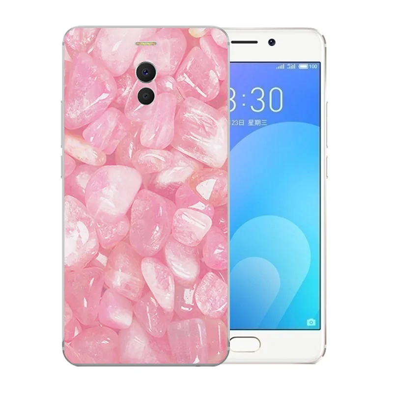 For Meizu M6 Note Phone Case Ice Pattern Silicone Shel Meilan Back Cover fundas for Note/Blue Charm Coque |