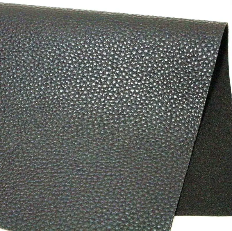 Black 21*29 см A4 размер 1,0 мм личи из искусственной кожи искусственная личи из искусственной кожи лист ткани DIY ремесла - Цвет: Black