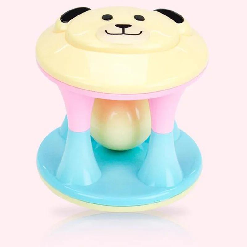 2 шт. Гладкий милый детский погремушка прорезыватель ручные колокольчики