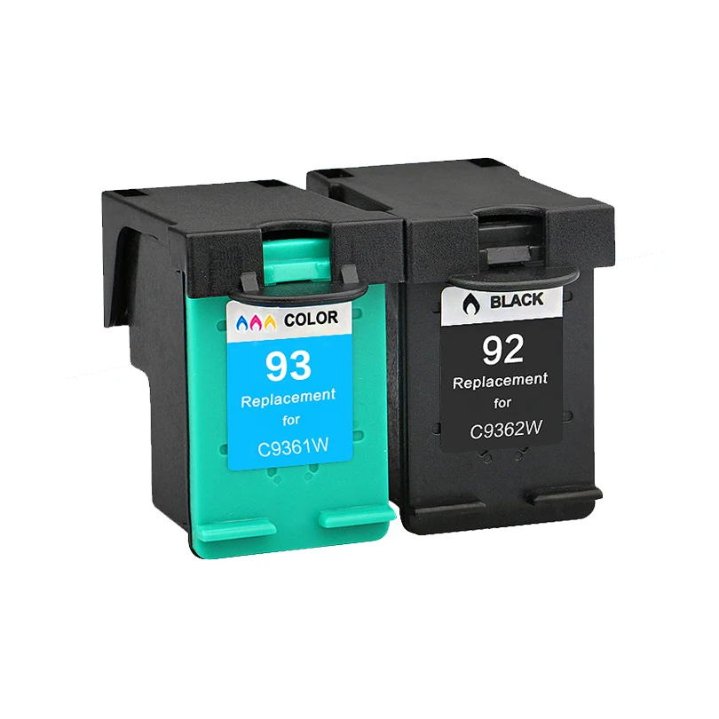 Совместимый фотоаппарат XiongCai чернильные картриджи для Hp 92 93 C3100 7830 C3180 Deskjet 5440 PSC 1510