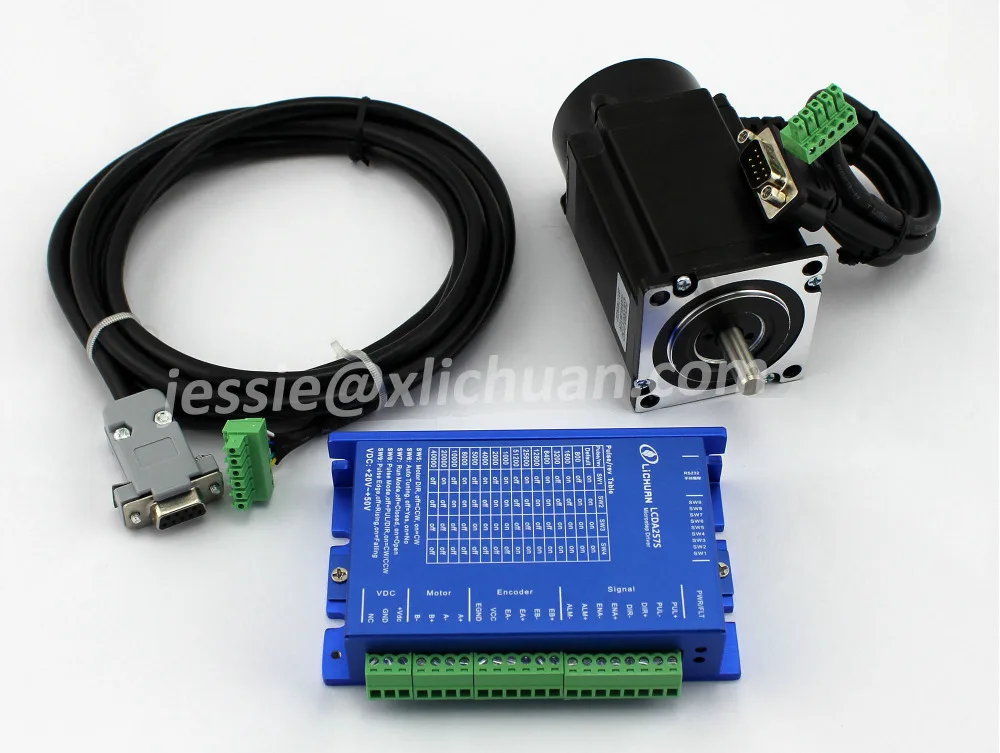 Высококачественный 2-фазный цифровой Драйвер шагового двигателя nema24 с замкнутым