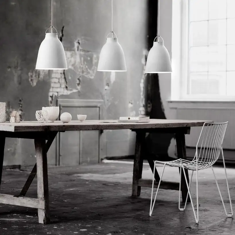 

D40cm Cecilie Manz Caravaggio e27 светодиодные глянцевые белые/черные подвесные светильники для столовой спальни кафе магазина Подвесная лампа