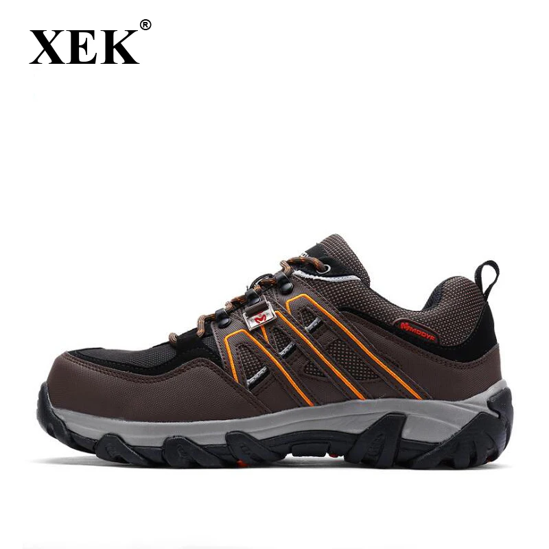 

XEK Men Steel Toe Safety Work Shoes Breathable Hiking Sneaker Multifunction Protection Footwear st291