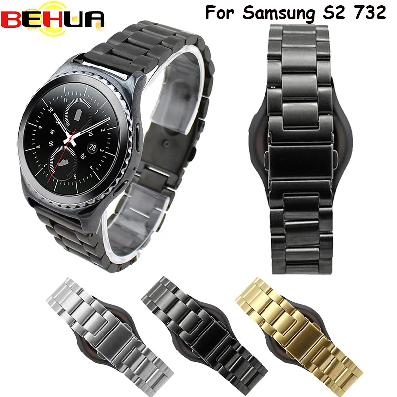 Часы из нержавеющей стали для Samsung Galaxy Gear S2 классические SM-R732 часы | Электроника