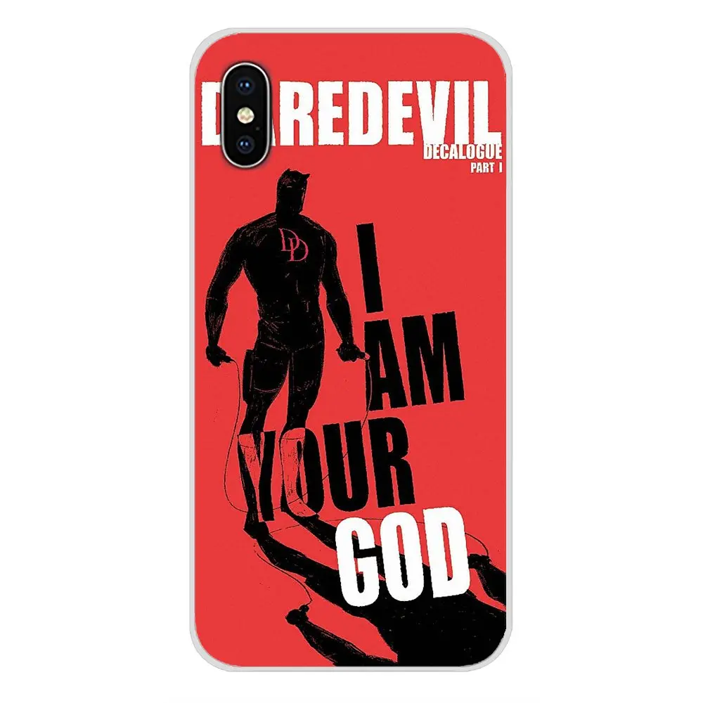 Мобильный Marvel Comics Daredevil красный для LG G3 G4 Mini G5 G6 G7 Q6 Q7 Q8 Q9 V10 V20 V30 X Power 2 3 K10 K4 K8 2017 ТПУ