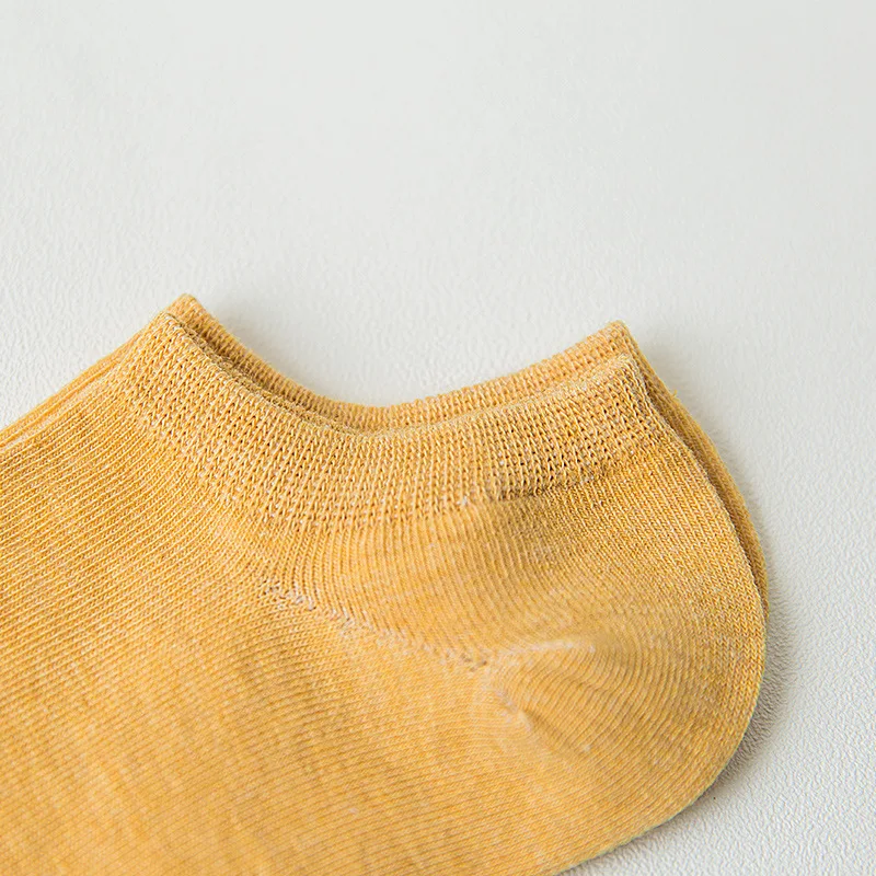 

2019 Short Socks Spring and Summer New Women Cotton Literary Style Socks Candy-colored Female Low Socks SC010-5pairs