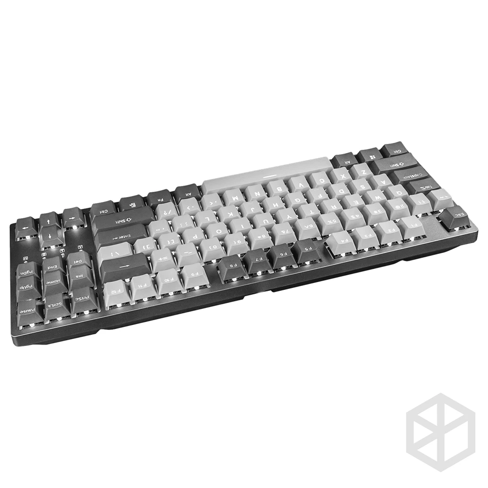 Механическая клавиатура durgod 87 corona k320 с подсветкой cherry mx переключатели pbt doubleshot брелки коричневый синий черный красный серебристый переключатель