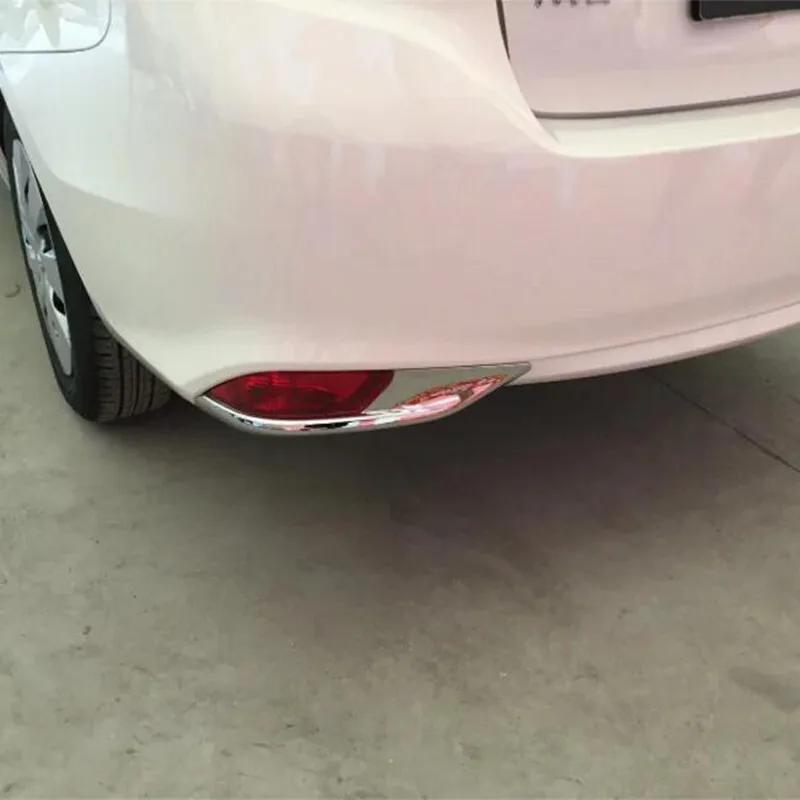 Для Toyota Vios/Yaris седан 2017 2018 ABS хром задняя противотуманная фара лампа светильник