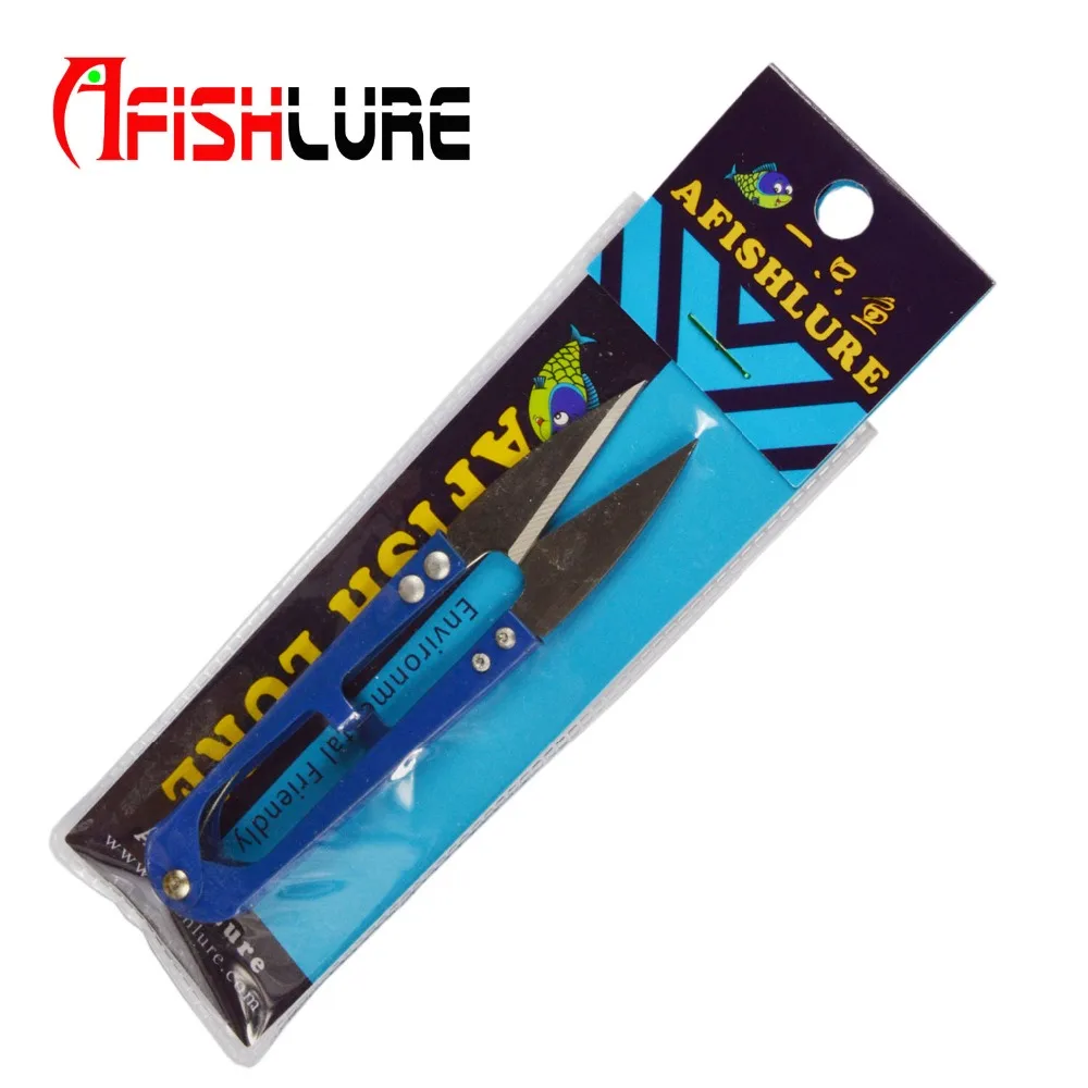 Afishlure Малый Рыбалка Ножницы U Форма инструмент 10.5 см Портативный инструмента