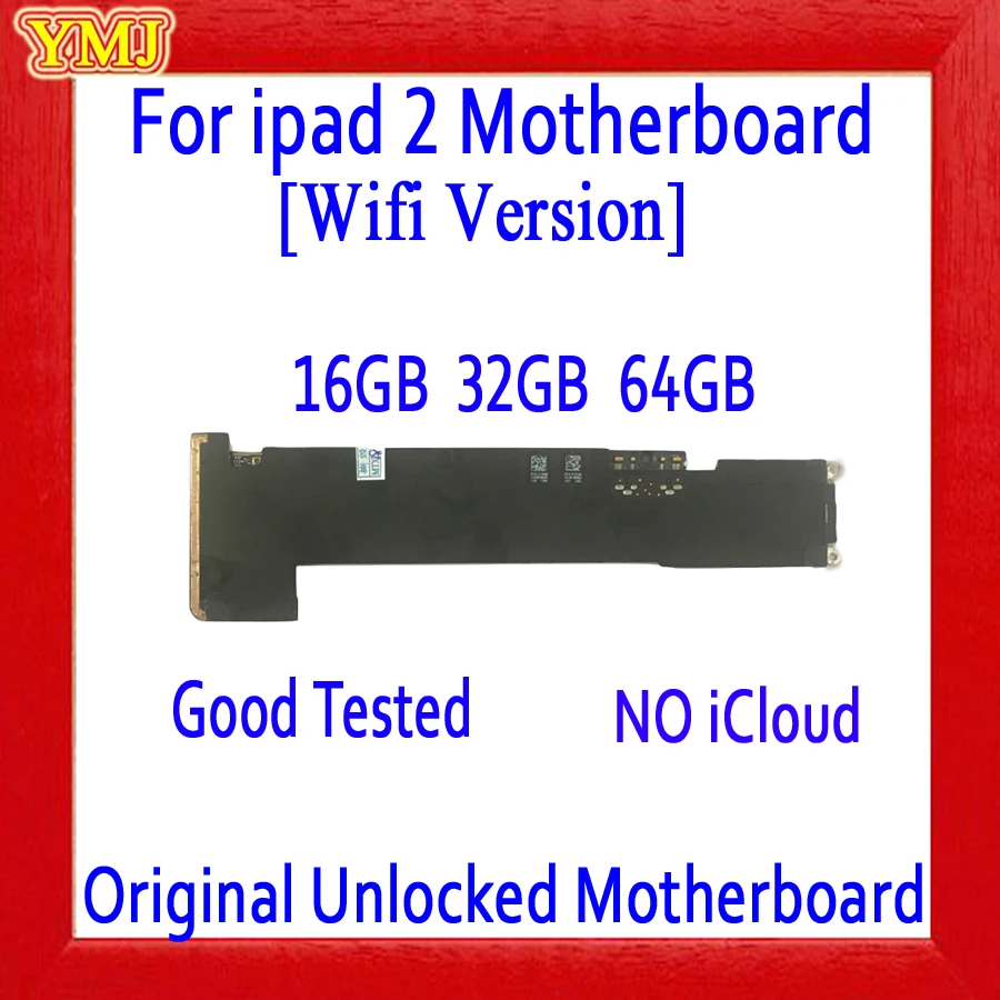 Оригинальная разблокированная материнская плата для ipad 2 системная с полными