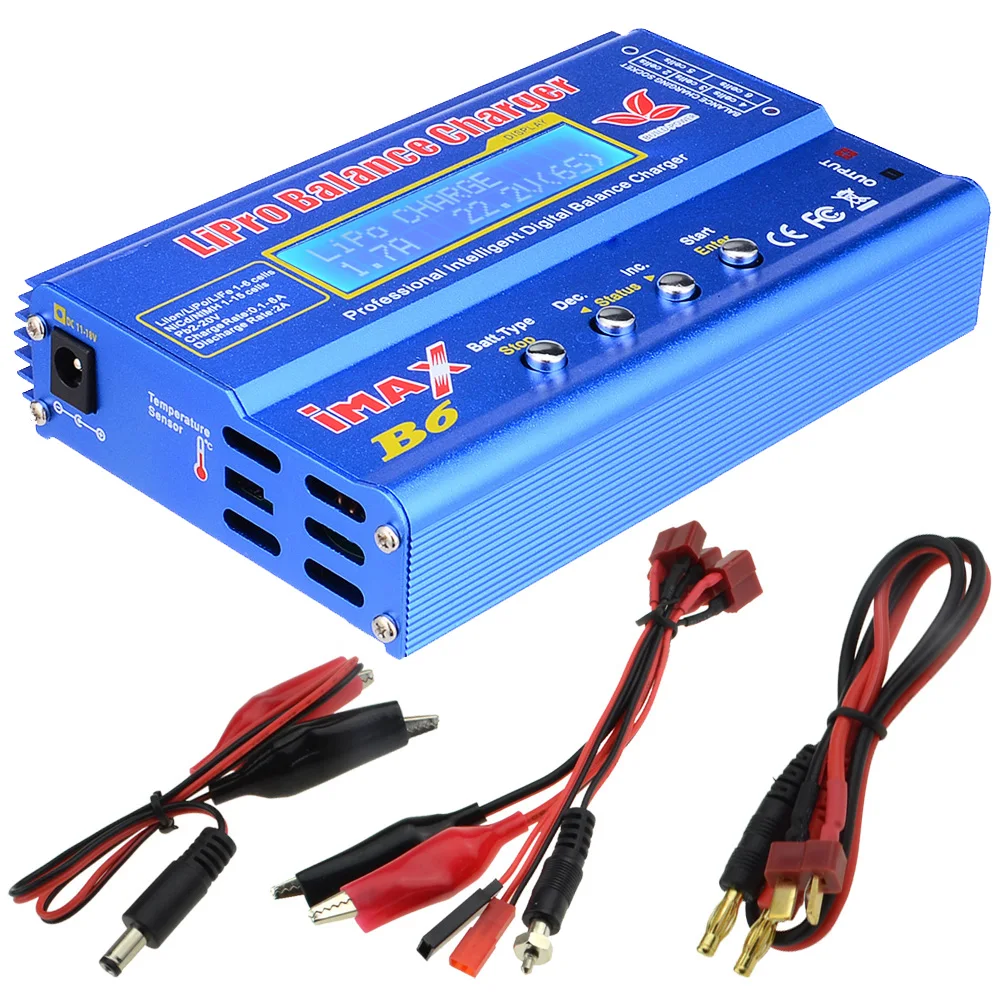 ЖК экран 80 Вт iMAX B6 цифровой RC Lipo NiMh аккумулятор зарядное устройство Бесплатная