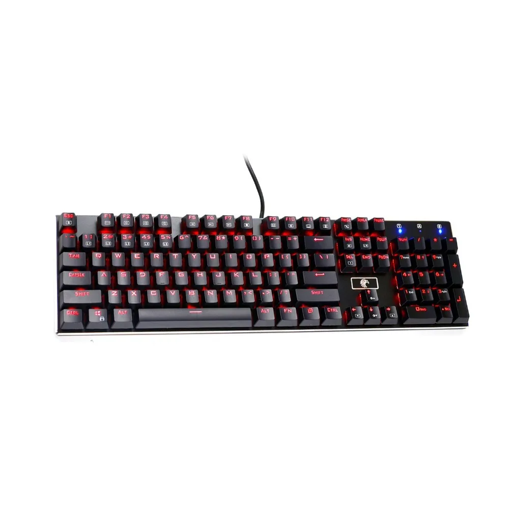 Z 88 Механическая игровая клавиатура красные переключатели RGB с подсветкой