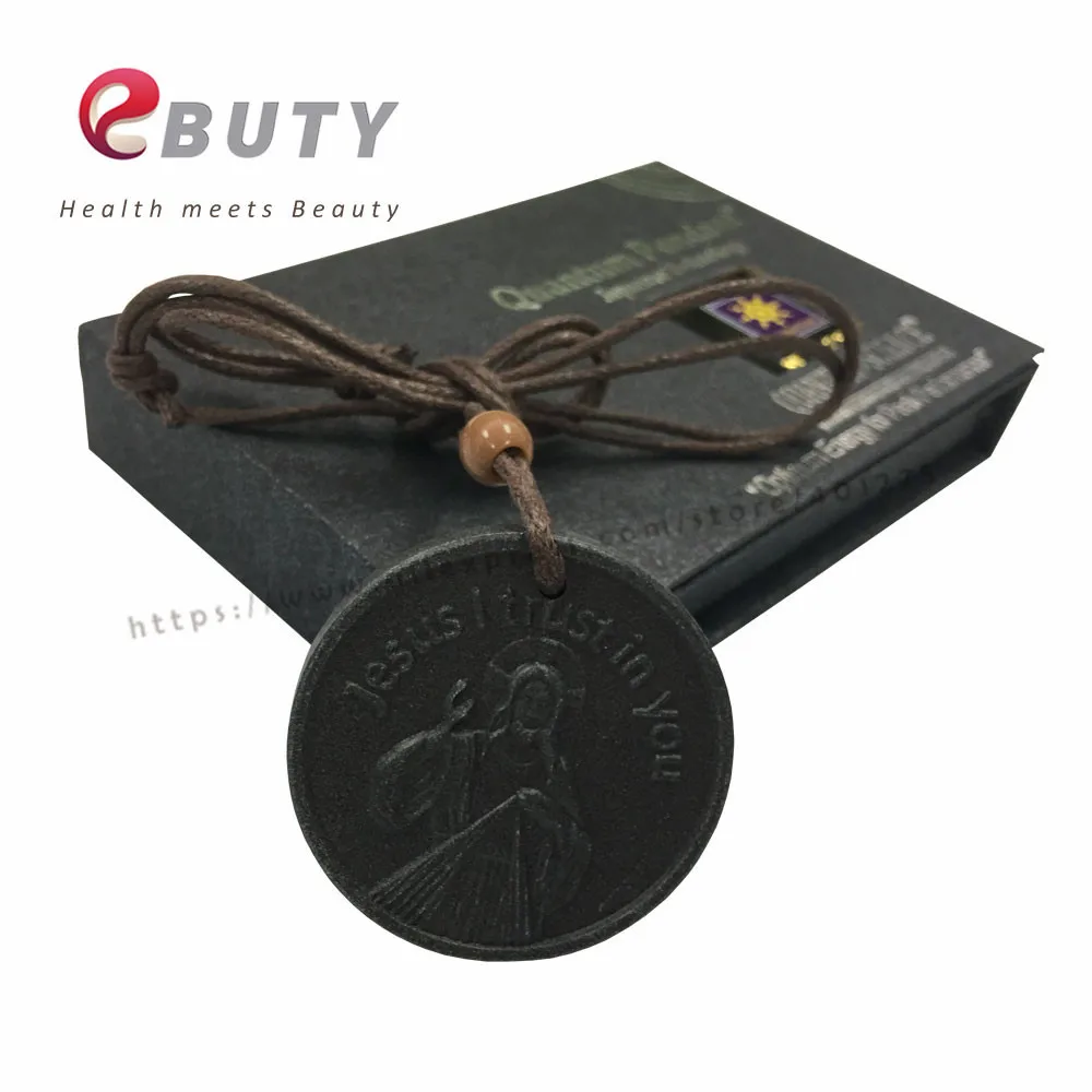 EBUTY оптовая цена квантовая подвеска из лавы Иисус Будда с упаковочной коробкой и