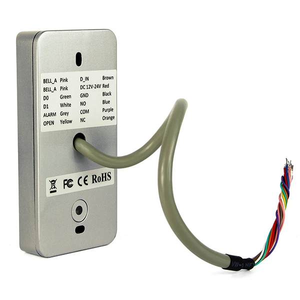 RETEKESS Rfid система контроля допуска к двери IP68 Водонепроницаемая металлическая клавиатура Бесконтактная карта Автономный контроль доступа с 2000 пользователей