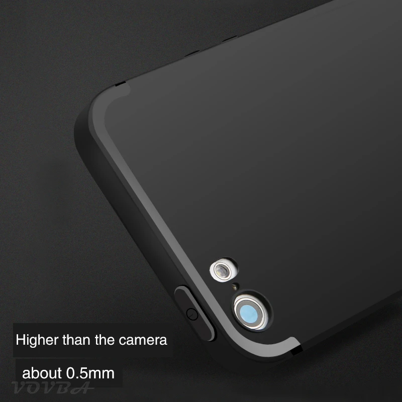 VOVTA Встроенный чехол для iphone 5 5s se Силиконовый противоударный ТПУ 6 6S 7 8 PLUS s