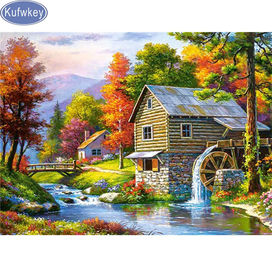 5D Алмазная мозаика с рисунком Стразы Вышивка своими руками алмазная живопись