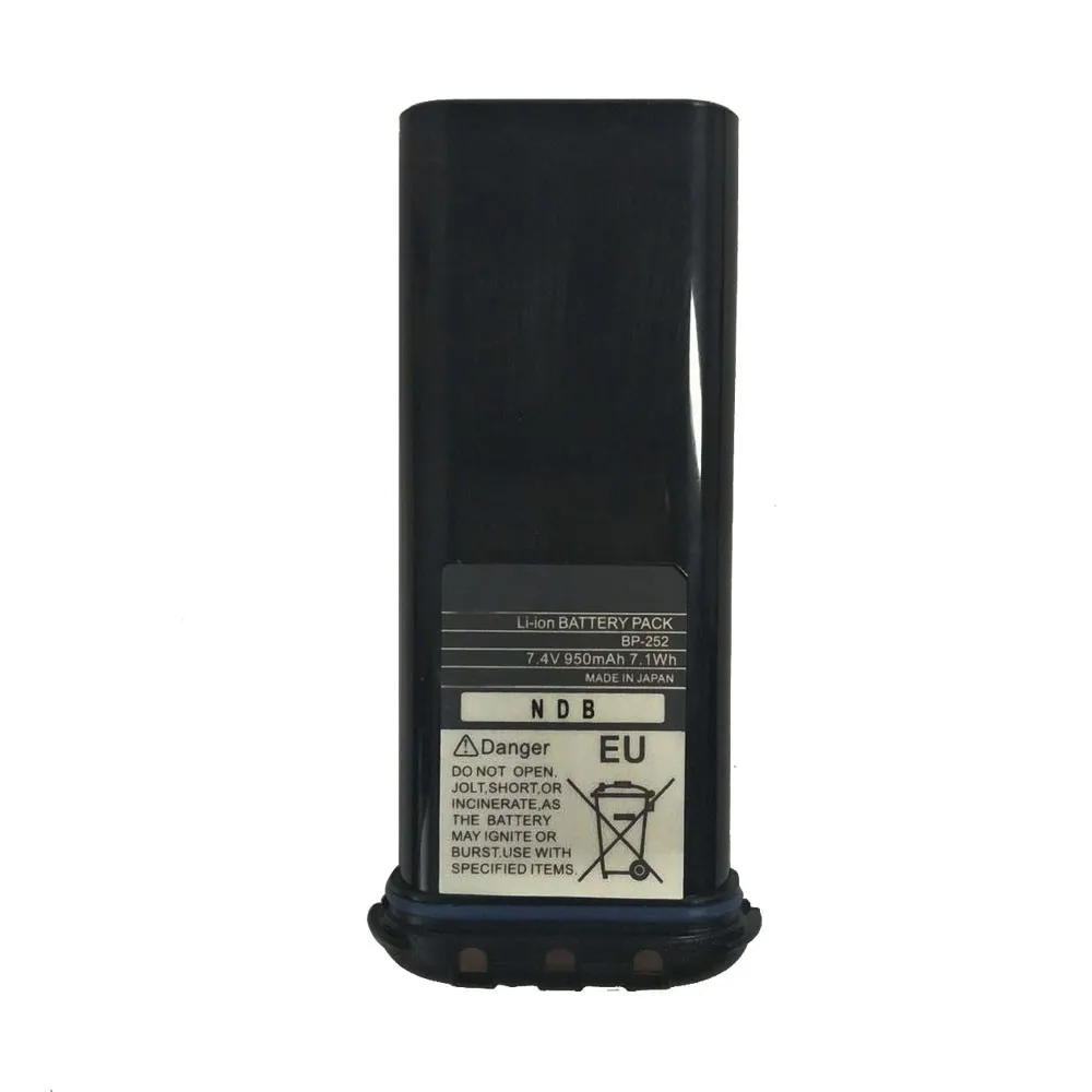 Литий-ионный аккумулятор XQF 7 4 V 950mAh 7.1Wh для ICOM BP252 l M34 M36 заменяет BP241 Radio | Мобильные