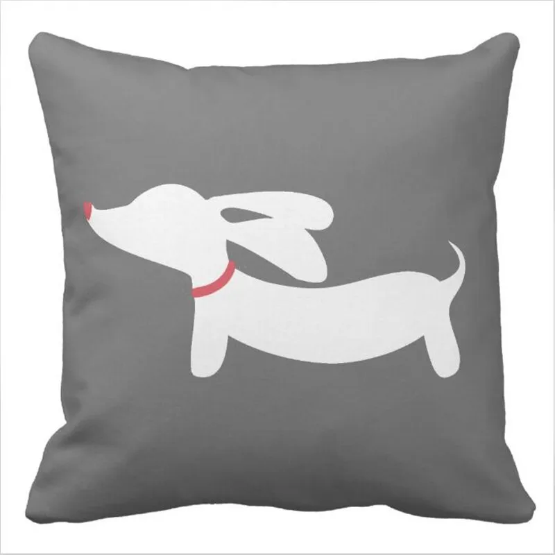 Чехол из полиэстера с изображением милых собачьих лап|pillow case|throw pillow casesprinted case |