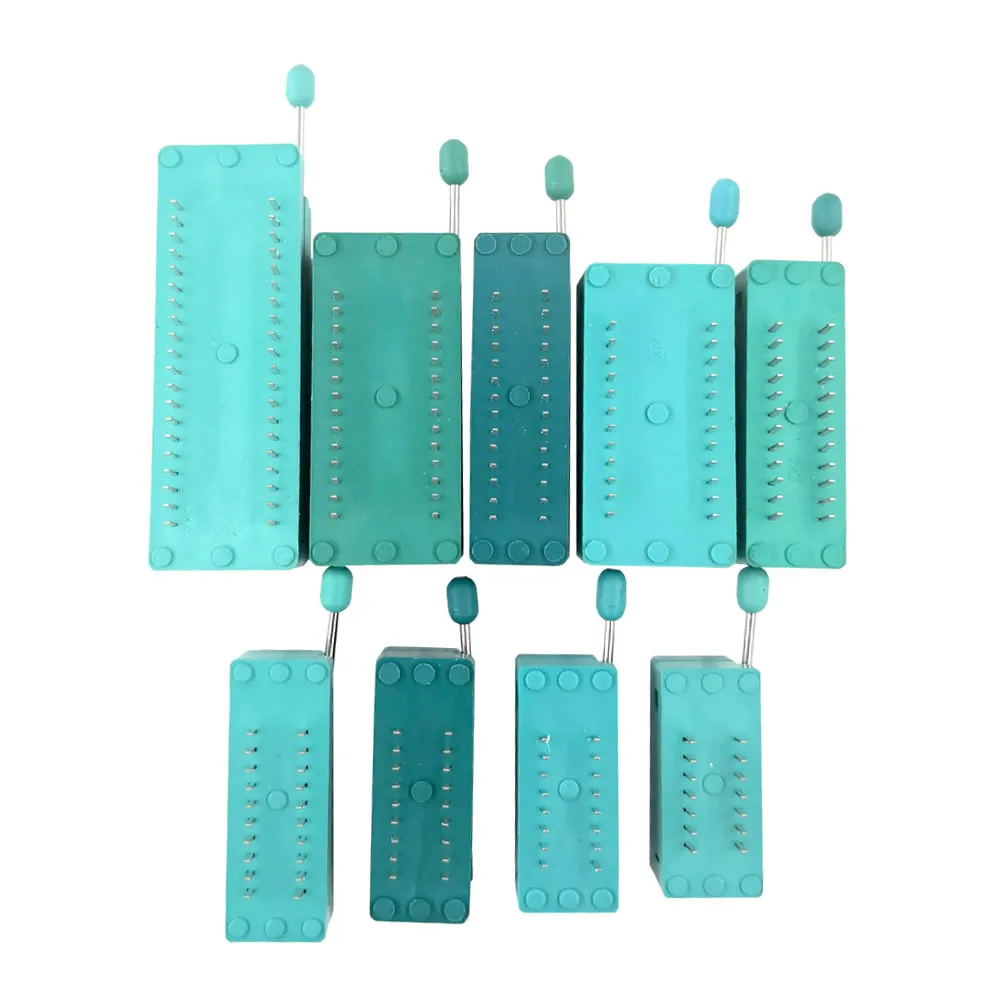 2 шт./лот IC lock seat zif socket Test Универсальные розетки 14Pin/16Pin/18Pin/20Pin/24Pin/28Pin/40Pin 14 P/16 P/18 P/20