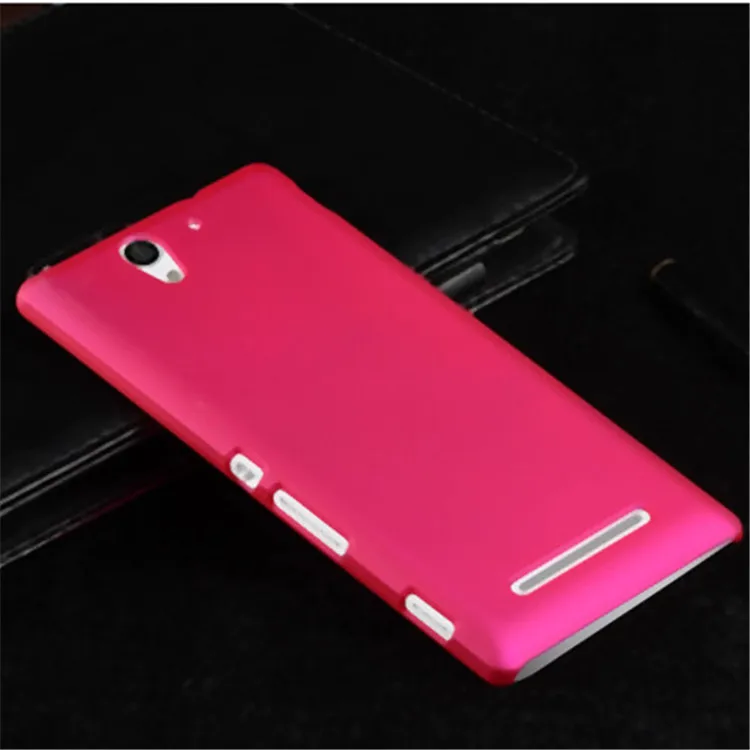 For Sony Xperia C3 Case On Experia Cover Hard D2533 D2502 S55t S55u Dual Duos Colorful Solid Matte Back Shell | Мобильные телефоны