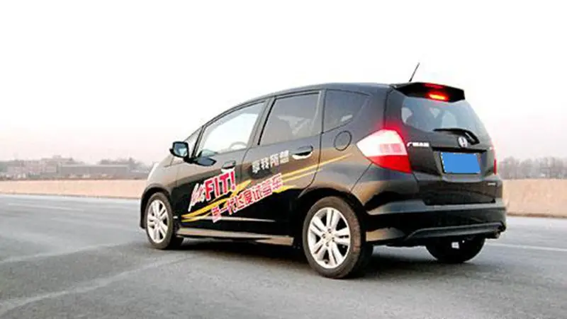Для Honda Jazz Fit 2008 2009 2010 2011 2012 2013 задний спойлер маленький самолет версия ABS грунтовка Цвет автомобильное украшение в виде хвостового крыла
