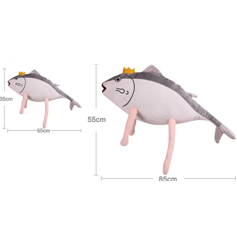 

Anime Kantai Collection Salted Fish King Plush Toys Fleet Collection Ship Mother Cosplay Pillow Cushion Dolls Birthday Gift