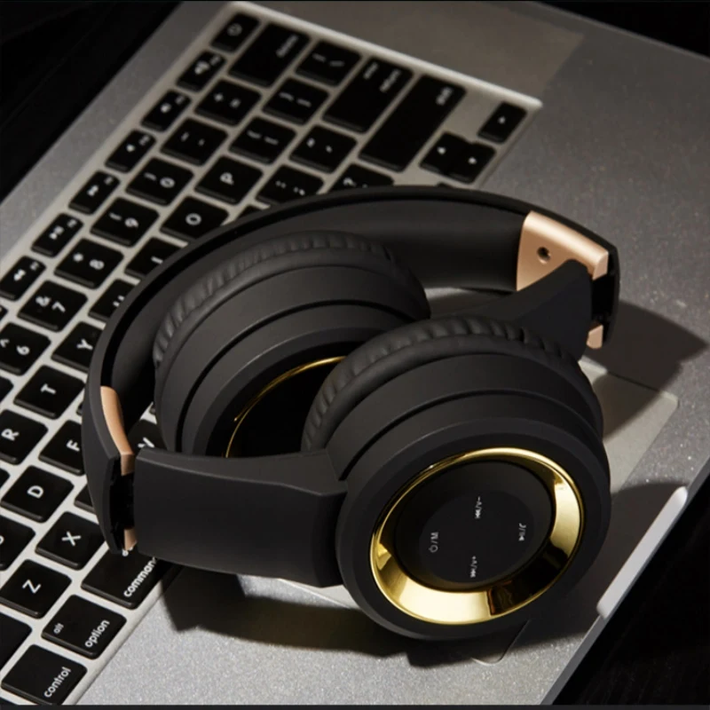 Беспроводные Bluetooth наушники с микрофоном Поддержка TF карты FM Радио стерео